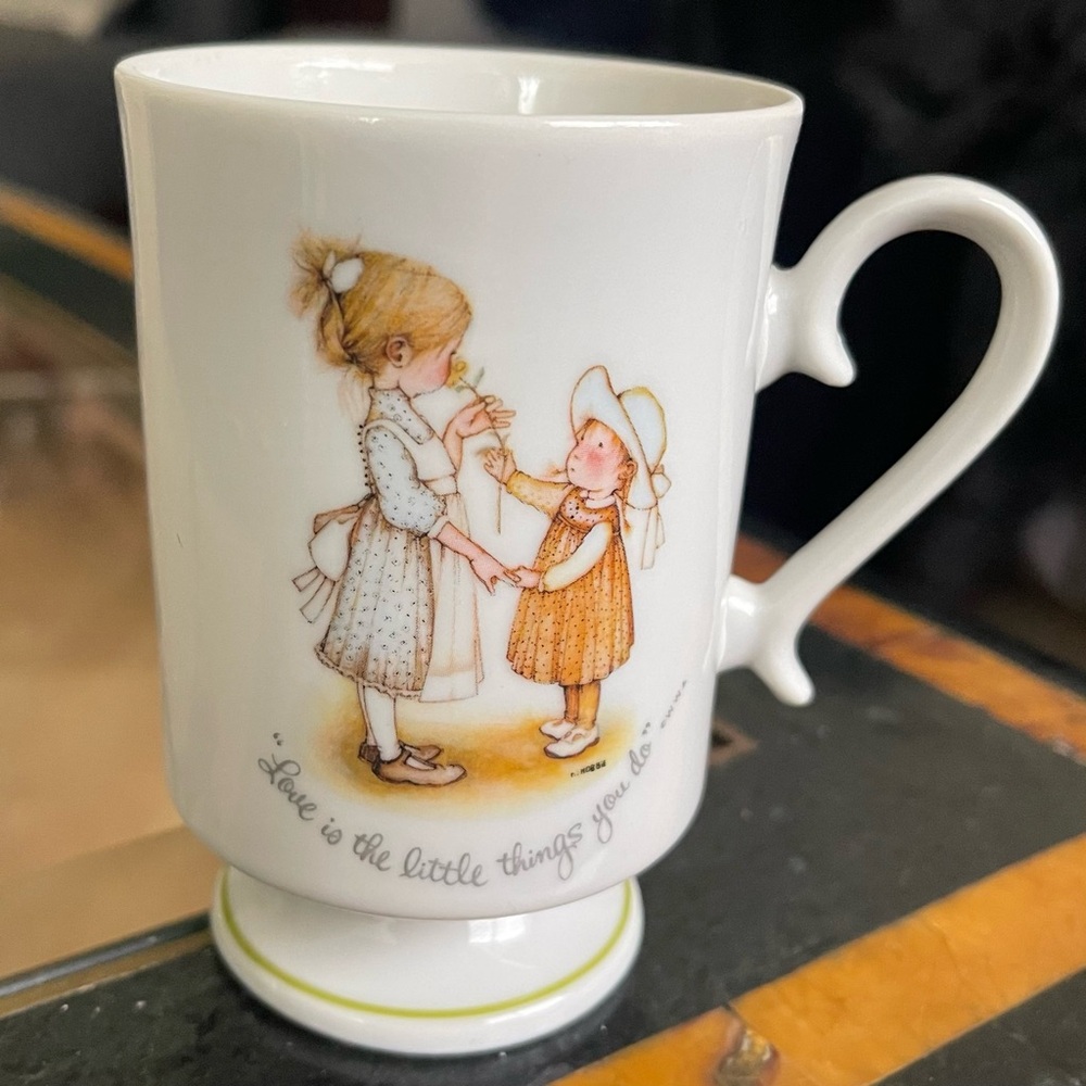 1973 Holly Hobbie Rare Porcelain Mug